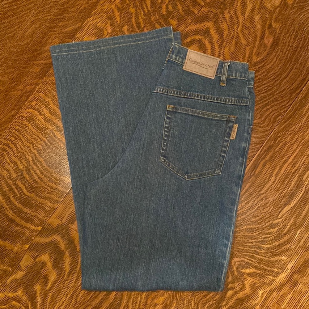 Coldwater Creek high rise wide leg jeans. Size 6. Great condition